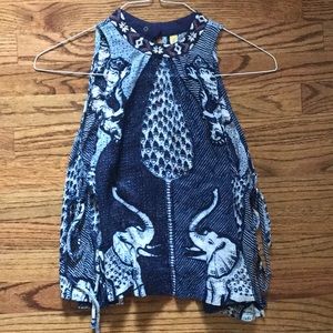 Elephant design free people tank